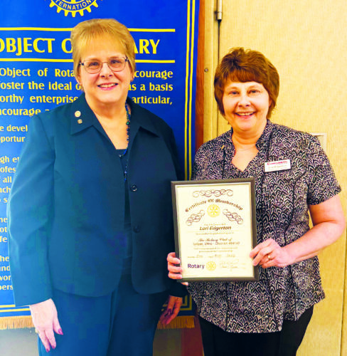 Salem Rotary Club welcomes new member